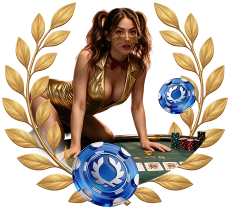 Иллюстрация: olimp Poker — дилер и покерные фишки