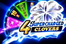 Игра 4 Supercharged Clovers: Super Wheel в каталоге Olimp